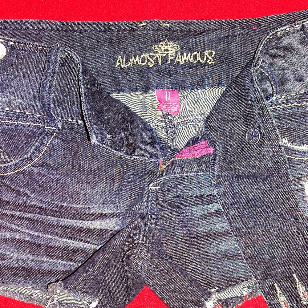 Almost Famous Dark Blue Denim Shorts